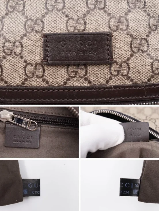 BZ42 💗 Gucci GG Supreme Coated Canvas Messenger Bag - Picture 8 of 12